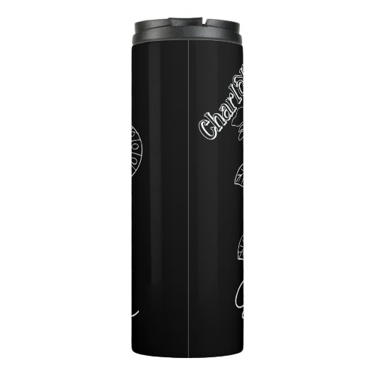 Schets Kunst God Is Goed Grafisch Ontwerp Thermosbeker (Achterkant)