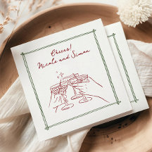 Schets lijst Whimsical Champagne glazen bruiloft