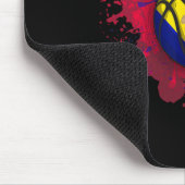 Schets met Andorra-vlag Muismat (Hoek)