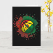 Schets met Boliviaanse vlag Kaart (Gele Bloem)