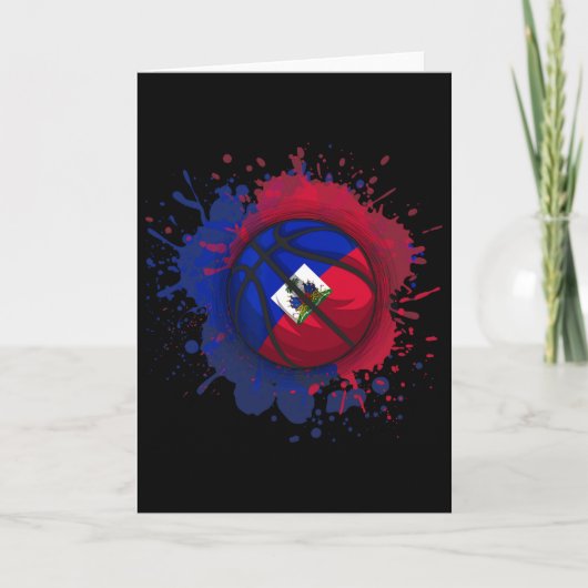 Schets met Haïtiaanse vlag Kaart (Voorkant)