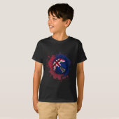 Schets met vlag van de Kaaimaneilanden T-shirt (Voorkant volledig)
