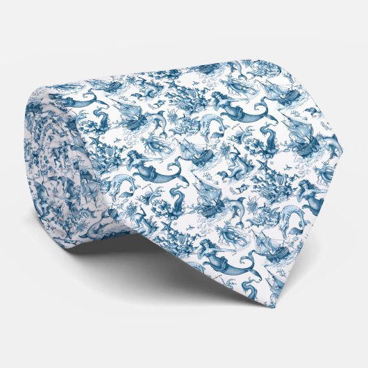 Schets Nautical Heren Das (Opgerold)