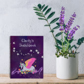 Schets Notitieboek met Magische Eenhoorn Hoesje