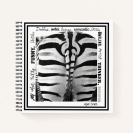 Schets/Notitieboek — Zebra B/W Notitieboek