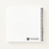 Schets/Notitieboek — Zebra B/W Notitieboek (Achterkant)