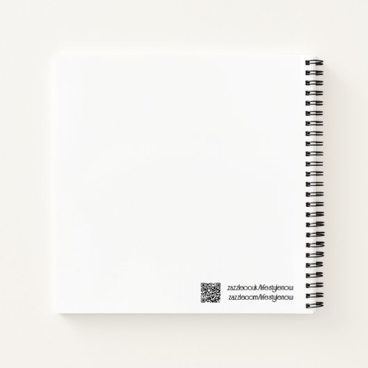 Schets/Notitieboek — Zebra B/W Notitieboek (Achterkant)