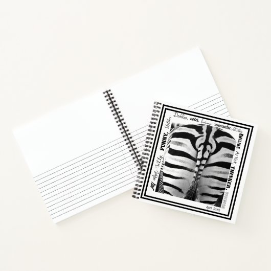 Schets/Notitieboek — Zebra B/W Notitieboek (Binnen)