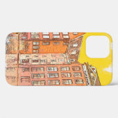 schets of afbeelding van de waterverf van de tradi Case-Mate iPhone case (Achterkant (horizontaal))