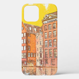schets of afbeelding van de waterverf van de tradi Case-Mate iPhone case