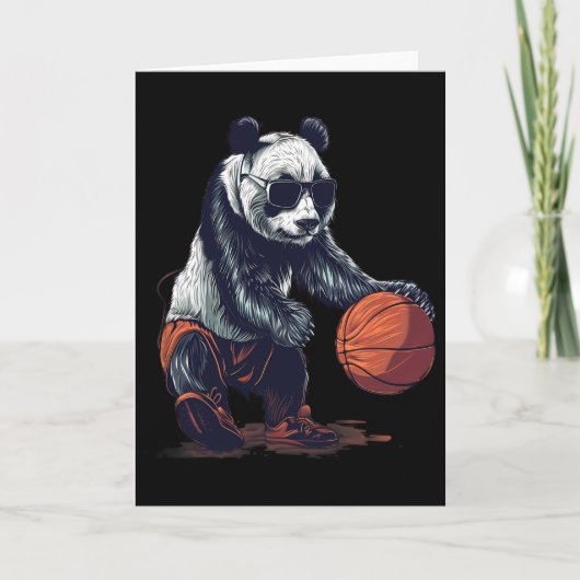 Schets Panda Beer Kunstwerk Tekening Schetsliefheb Kaart (Voorkant)