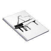 Schets Piano Mok Notitieboek (Rechterzijde)
