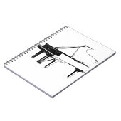 Schets Piano Mok Notitieboek (Linkerzijde)