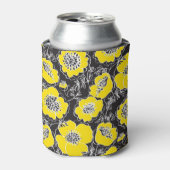 Schets Pioen Bloemen Leuk Patroon Blikjeskoeler (Blikje Voorkant)