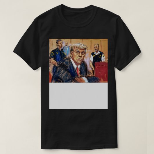 Schets rechtszaal t-shirt (Design voorkant)