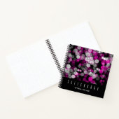 Schets Roze Bubble Bokeh Effect Dot Sketchbook Notitieboek (Binnen)