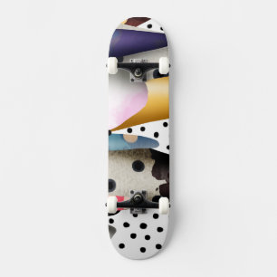 schets rupydetequila board polka dots persoonlijk skateboard