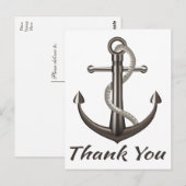 Schets Scheepsanker Zeeman Trouw Scheepsvaart Beda Briefkaart (Voorkant / Achterkant)