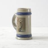 schets stilleven bierpul (Voorkant links)