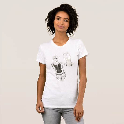 Schets T-shirt (Voorkant volledig)