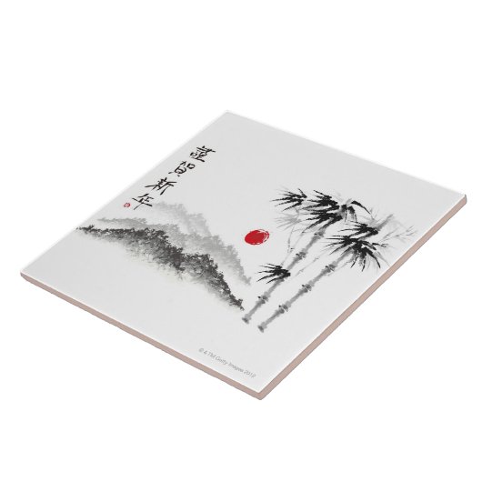 Schets Tegeltje (Zijkant)