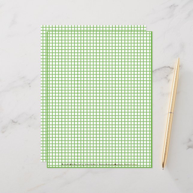 Schets tekenen op papierblad van de grafieklijn (Voorkant / Achterkant in situ)