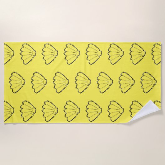 Schets tekenen strandlaken (Voorkant)