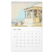 Schets van afbeeldingen van Griekenland Kalender (Mar 2026)