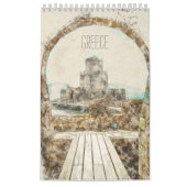 Schets van afbeeldingen van Griekenland Kalender (Hoes)
