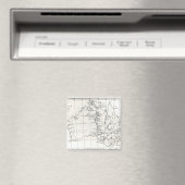 Schets van Australië Magneet (Insitu (Vaatwasser))