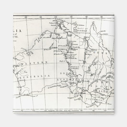 Schets van Australië Magneet (Voorkant)
