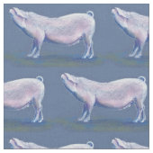 Schets van boerderijen potlood, gepatterd weefsel stof (Close Up)