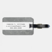 Schets van Boston City Map Bagagelabel (Achterkant horizontaal)