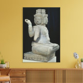 Schets van Brahma met vier gezichten Canvas Afdruk (Insitu (Woonkamer))