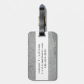 Schets van Chicago City Map Bagagelabel (Achterkant verticaal)