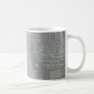Schets van Chicago City Map Koffiemok