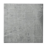 Schets van Chicago City Map Tegeltje<br><div class="desc">Schets van Chicago City Map. Artiest: Visual Studio. Afbeelding-ID: 64744Z.</div>