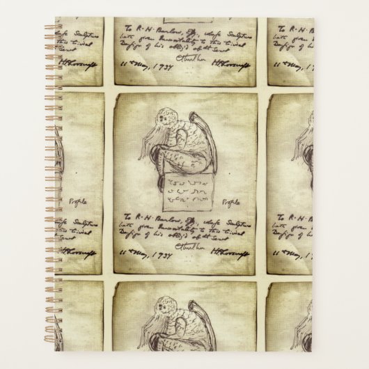Schets van Cthulhu door Lovecraft Planner (Voorkant)