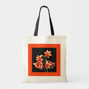 Schets van Daylilies - Mandarijns oranje en Rust Tote Bag
