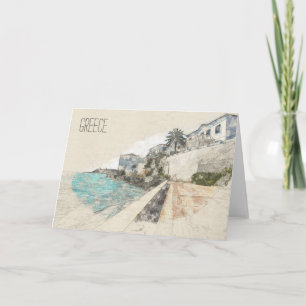 Schets van de beroemde embankroet van het eiland S Kaart