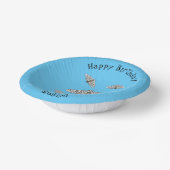 Schets van de cartoon van de reuzenluipaard papieren kommen (Gebogen)