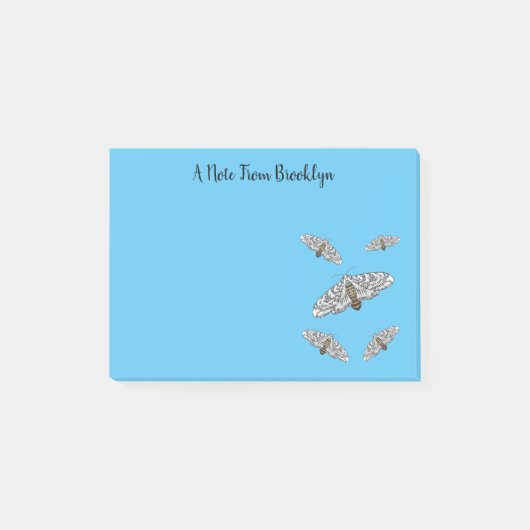 Schets van de cartoon van de reuzenluipaard post-it® notes (Voorkant)