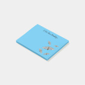 Schets van de cartoon van de reuzenluipaard post-it® notes (Schuin)