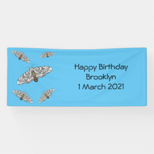 Schets van de cartoon van de reuzenluipaard spandoek