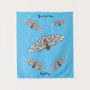 Schets van de cartoon van de reuzenluipaard wandkleed