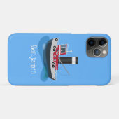 Schets van de cartoon van de rode trawlvisserij Case-Mate iPhone case (Achterkant (horizontaal))