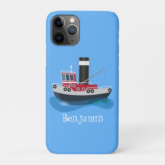 Schets van de cartoon van de rode trawlvisserij Case-Mate iPhone case (Achterkant)