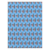 Schets van de cartoon van de trawlvisserij met de  tafelkleed (Voorkant)