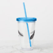 Schets van de cartoon van gepotte moray acryl drinkbeker (Links)