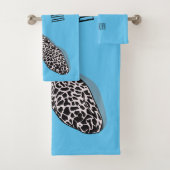 Schets van de cartoon van gepotte moray bad handdoek (Insitu)